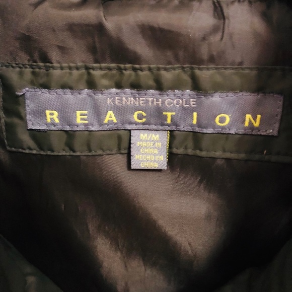 Kenneth Cole Reaction puffer vest army green - Picture 3 of 4